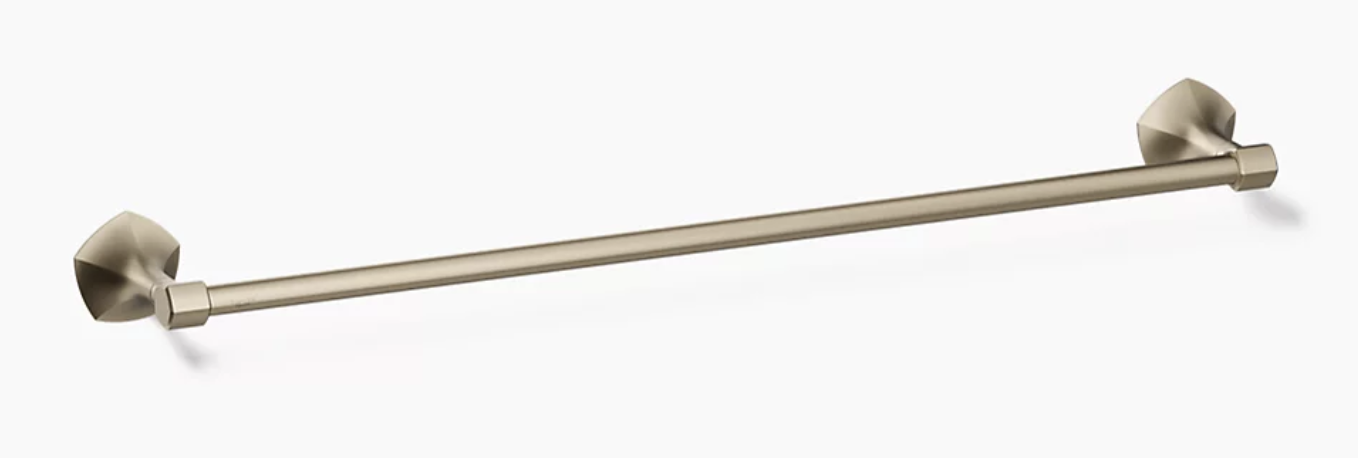 Kohler Occasion 24-inch Towel Bar in Vibrant Brushed Bronze (K-27061-BV)