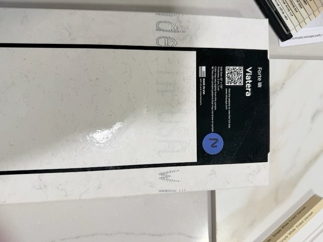 LG Viatera FORTE — sample label / spec card