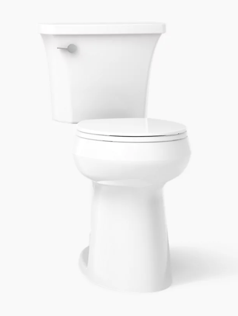 Kohler Highline Tall Two-Piece Round-Front Toilet 1.28 GPF (K-35716)