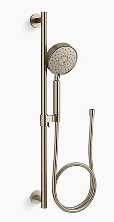 Kohler Purist Four-Function Handshower 2.5 GPM in Vibrant Brushed Bronze (K-22178)