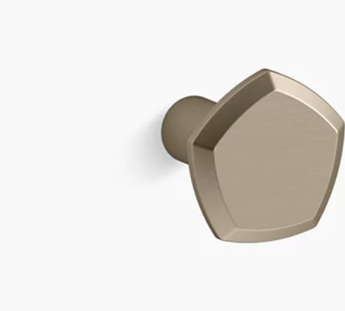 Kohler Occasion Cabinet Knob in Vibrant Brushed Bronze (K-27074-BV)